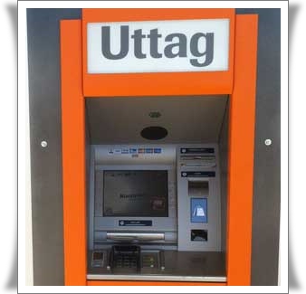 Kontanten-bankomaten