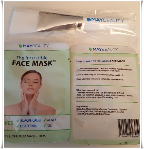 maybeauty peel off mud mask