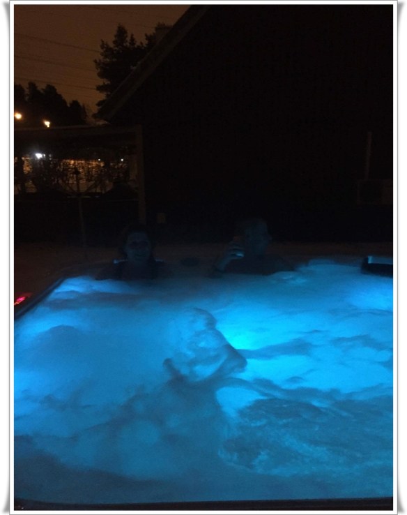 kvällsbad